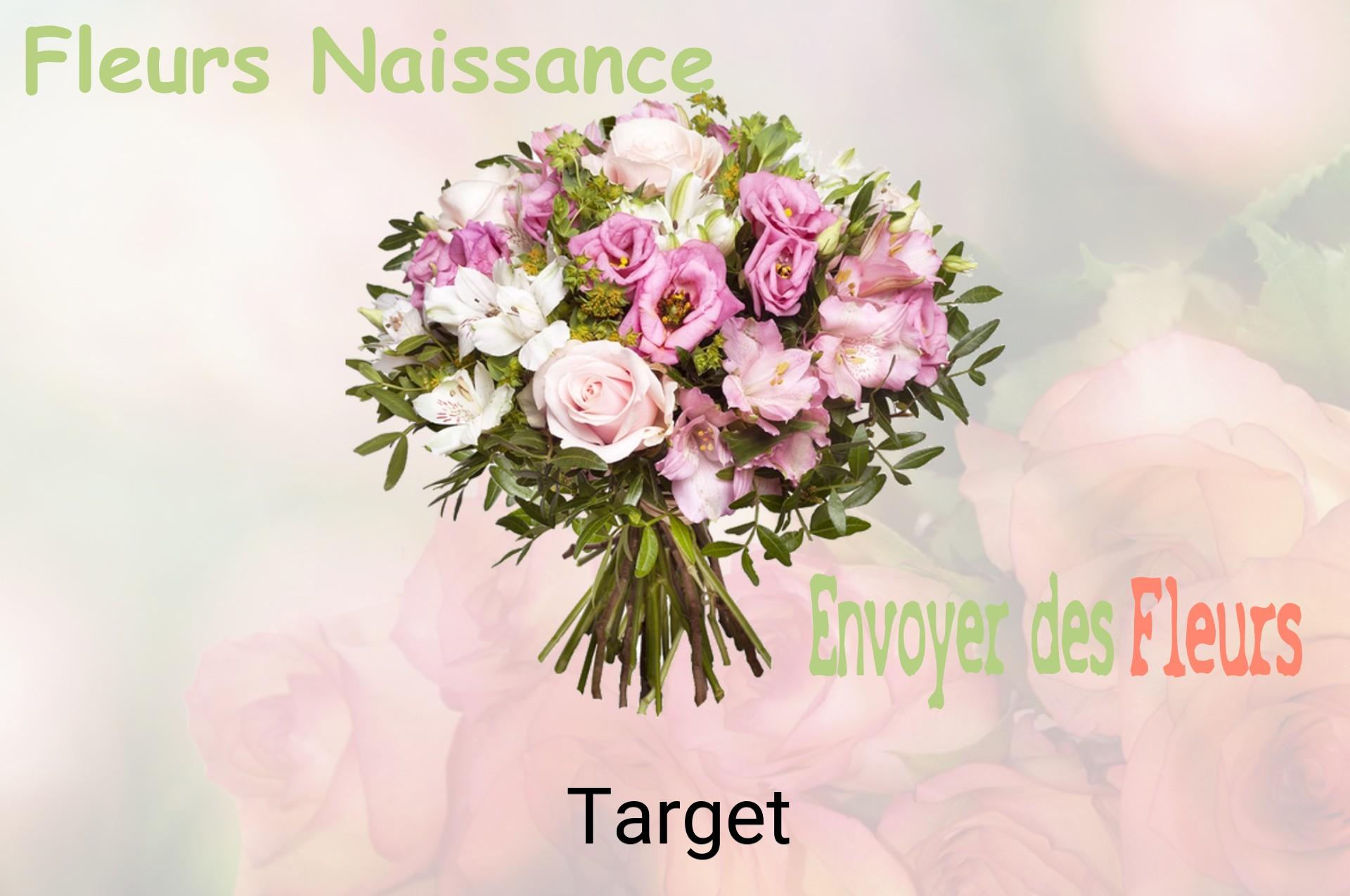 Bouquet de fleurs de naissance livré à Target